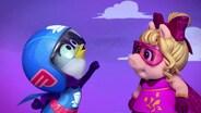 Super Fabulous vs. Captain Icecube / Piggy's Time Machine