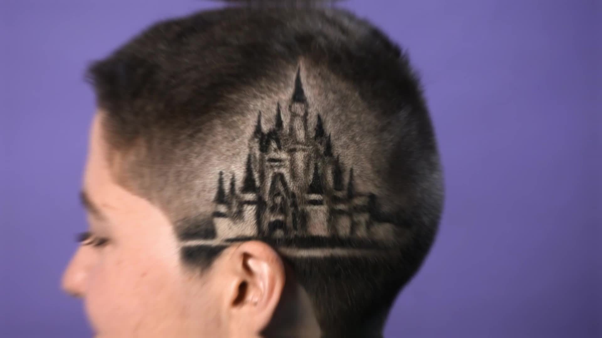 Oh My Disney Sketchbook: Walt Disney World Cinderella Castle Haircut