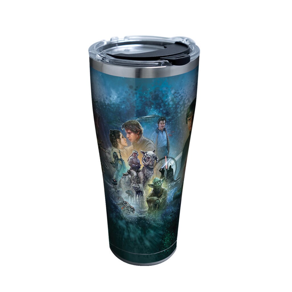 Star Wars Celebration Chicago Insulated Tumbler with Lid, 20 oz Stainless Steel, Silver
