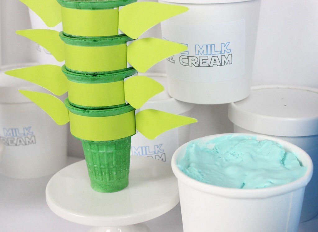 May The 4th Ice Cream Party - Yoda Cones