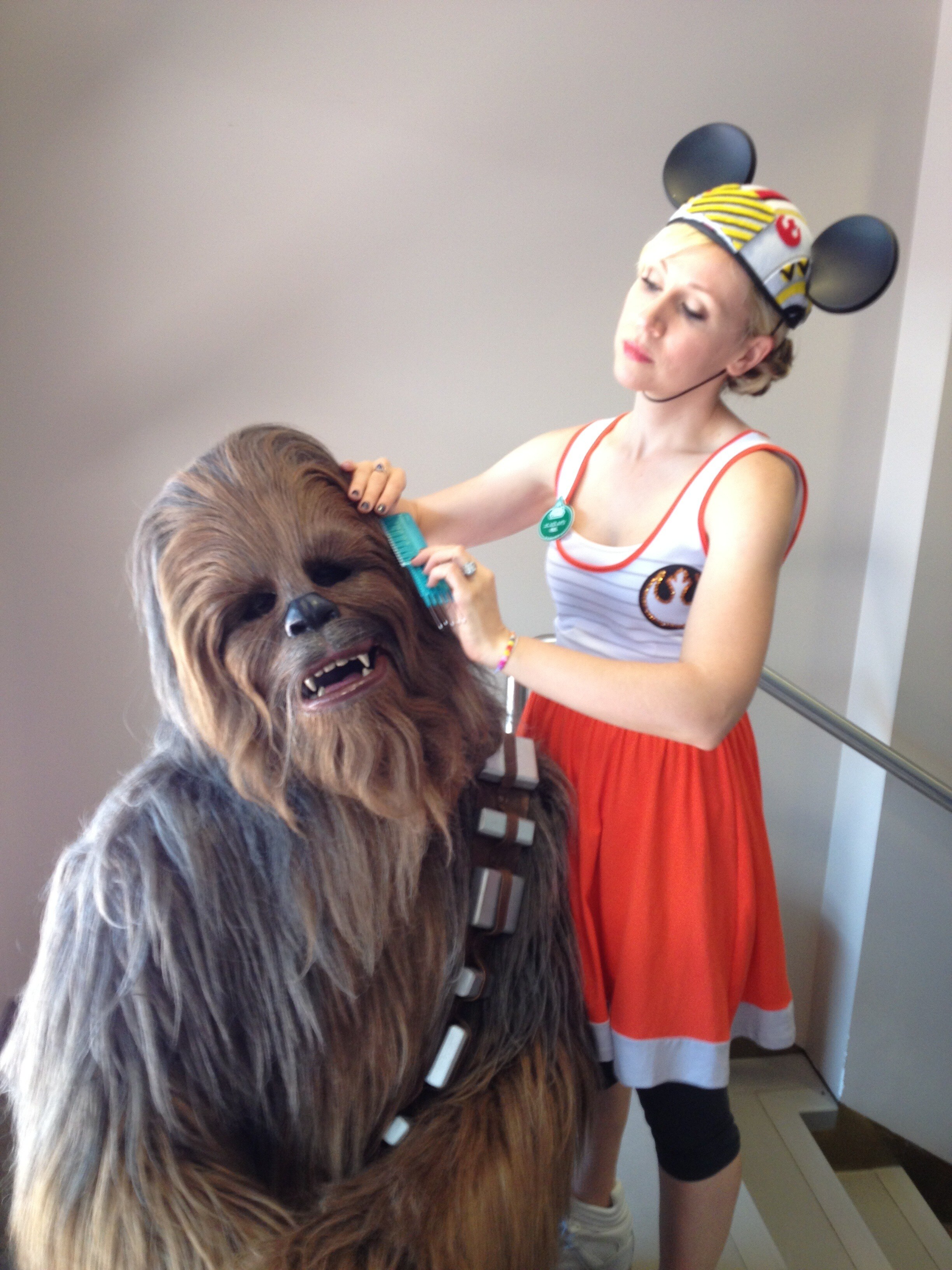 Chewie was there for me during SWW to lend an ear...he gives great advice!