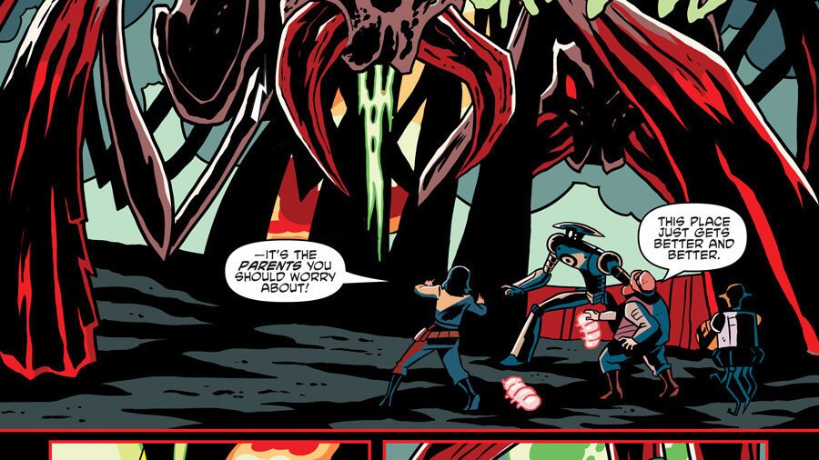 A Mustafar creature strikes in Tales From Vader's Castle #2.