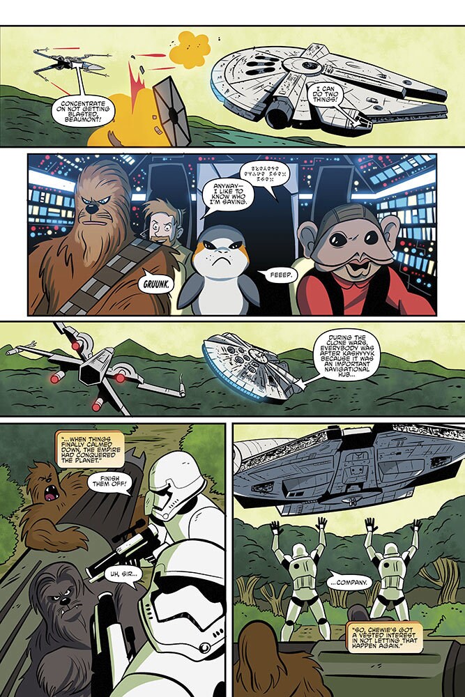 A page from Star Wars Adventures #2