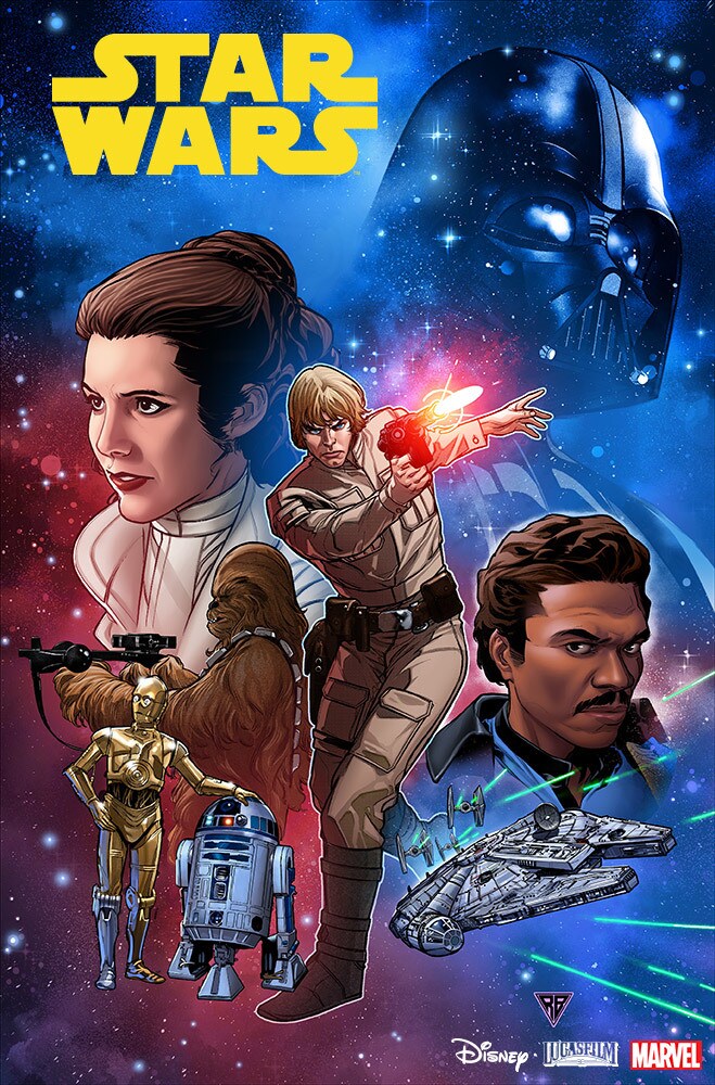 the cover of the new Marvel Star Wars.