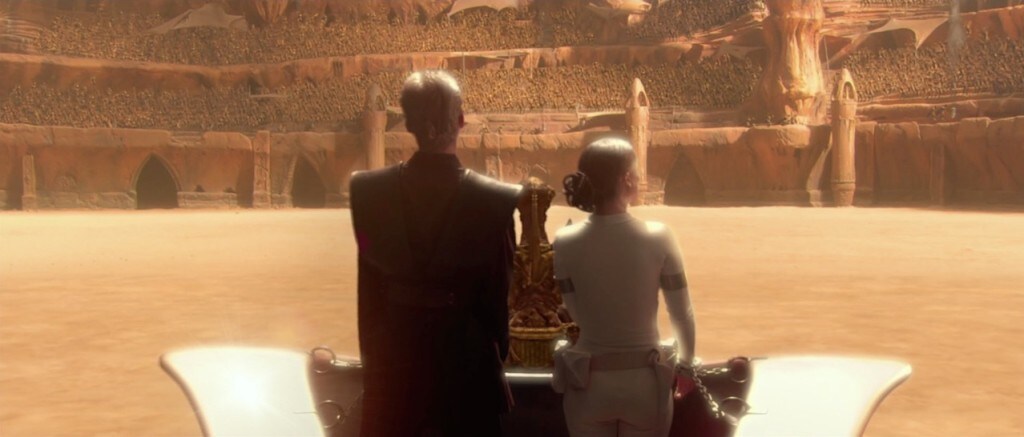 Attack of the Clones - Anakin and Padme in the Geonosis Arena
