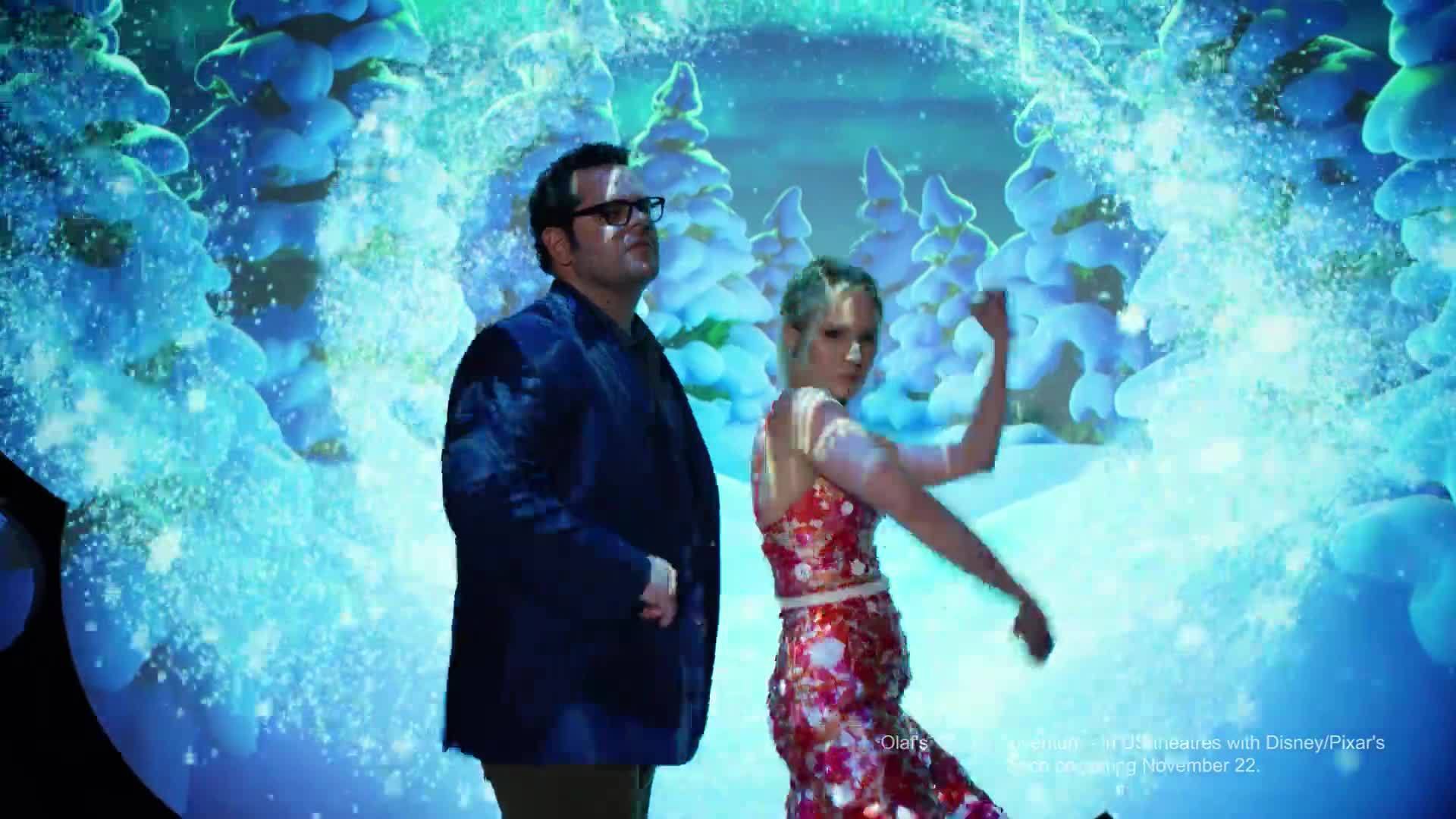 Olaf's Frozen Adventure - Kristen Bell and Josh Gad | D23 Expo