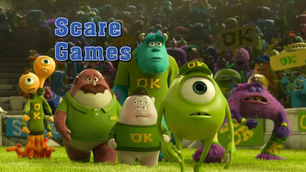 monsters university scare games