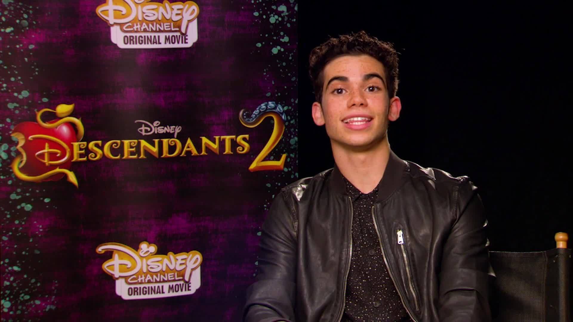 Cameron Boyce and Booboo Stewart Play the Descendants Name Game | Oh My Disney