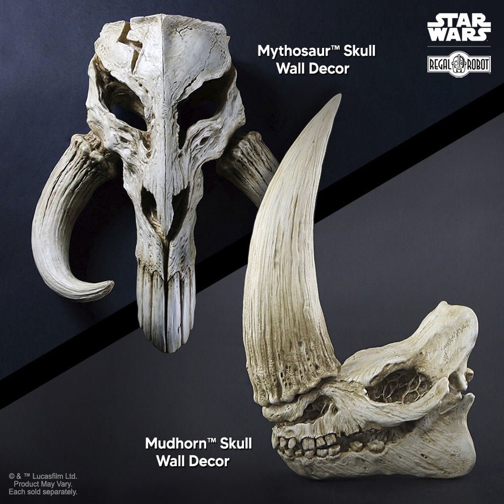 Regal Robot Mythosaur and Mudhorn skull