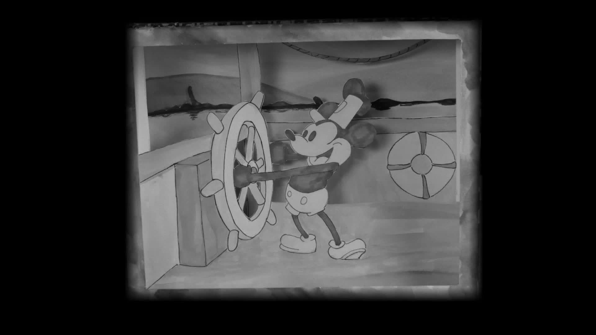 Oh My Disney Sketchbook: Steamboat Willie Cardboard Art	Celebrate