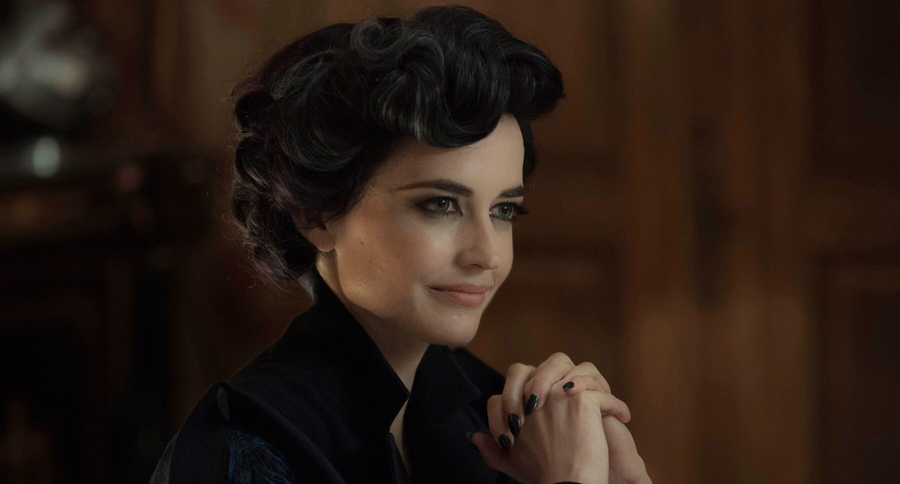 Actor Eva Green as Miss Peregrine in the movie "Miss Peregrine's Home for Peculiar Children"