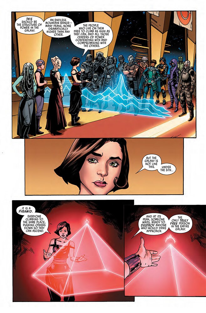 A page from Marvel's Crimson Reign comic.