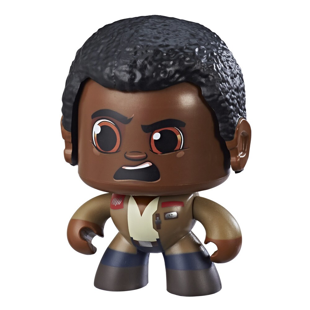 A Mighty Muggs action figure of a surprised Finn.