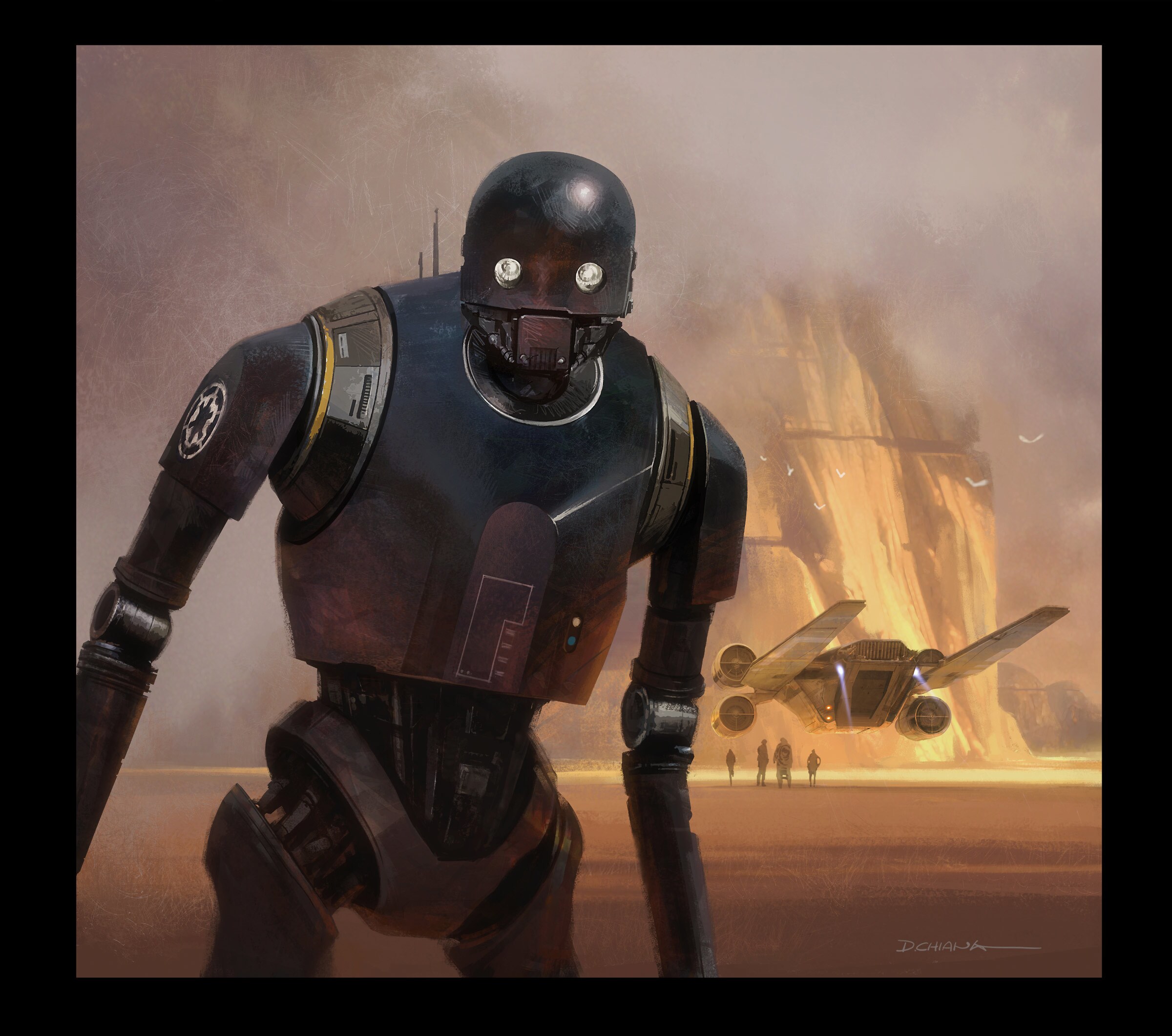 Star Wars Battlefront Rogue One Scarif 4K ON FINE ART PAPER HD