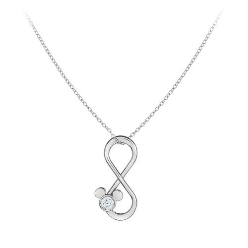 Mickey Mouse Infinity Loop Necklace by Arribas Brothers | shopDisney
