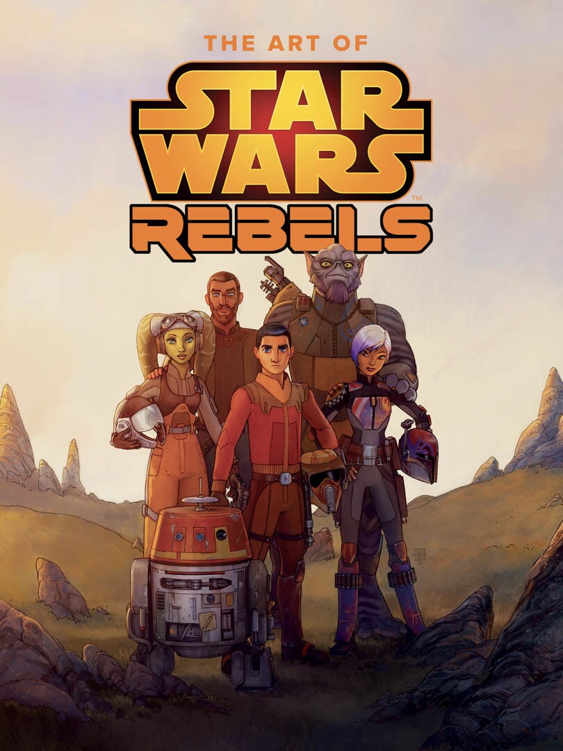 The cover of The Art of Star Wars Rebels.