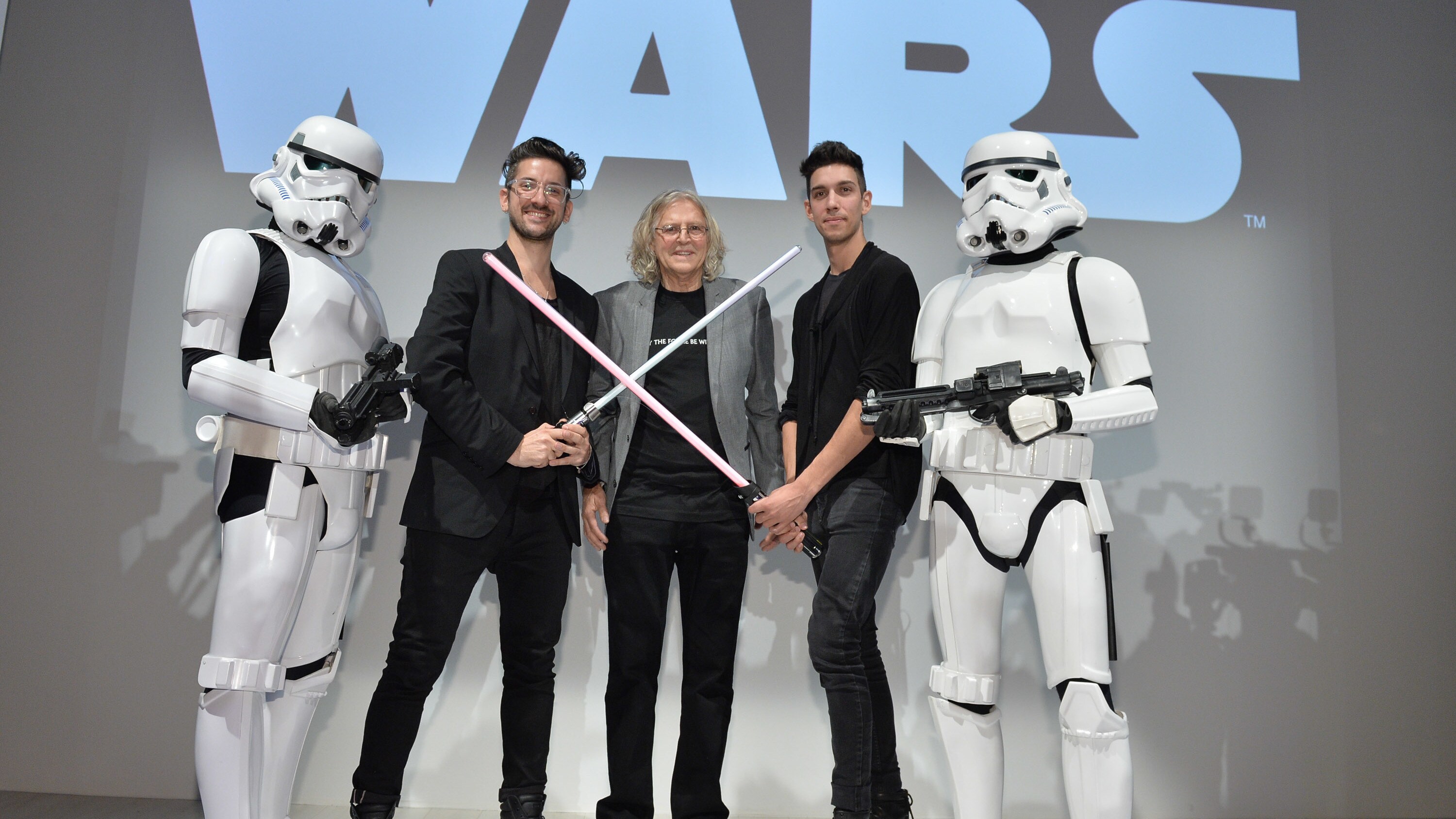 World MasterCard Fashion week - pose with stormtroopers