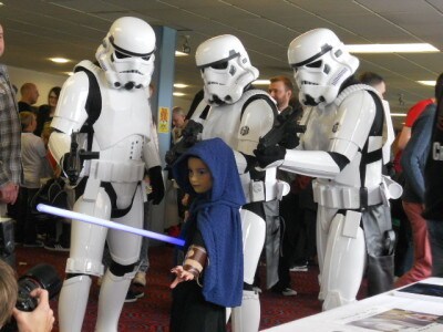 Star Wars fans at Burnley convention