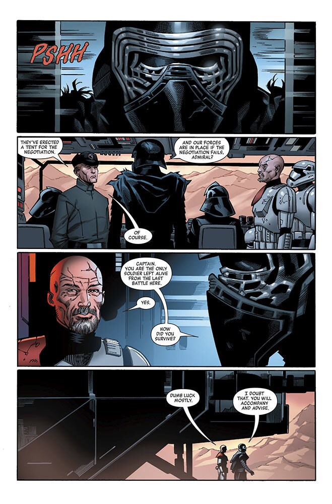 A page from Age of Resistance — Kylo Ren #1.