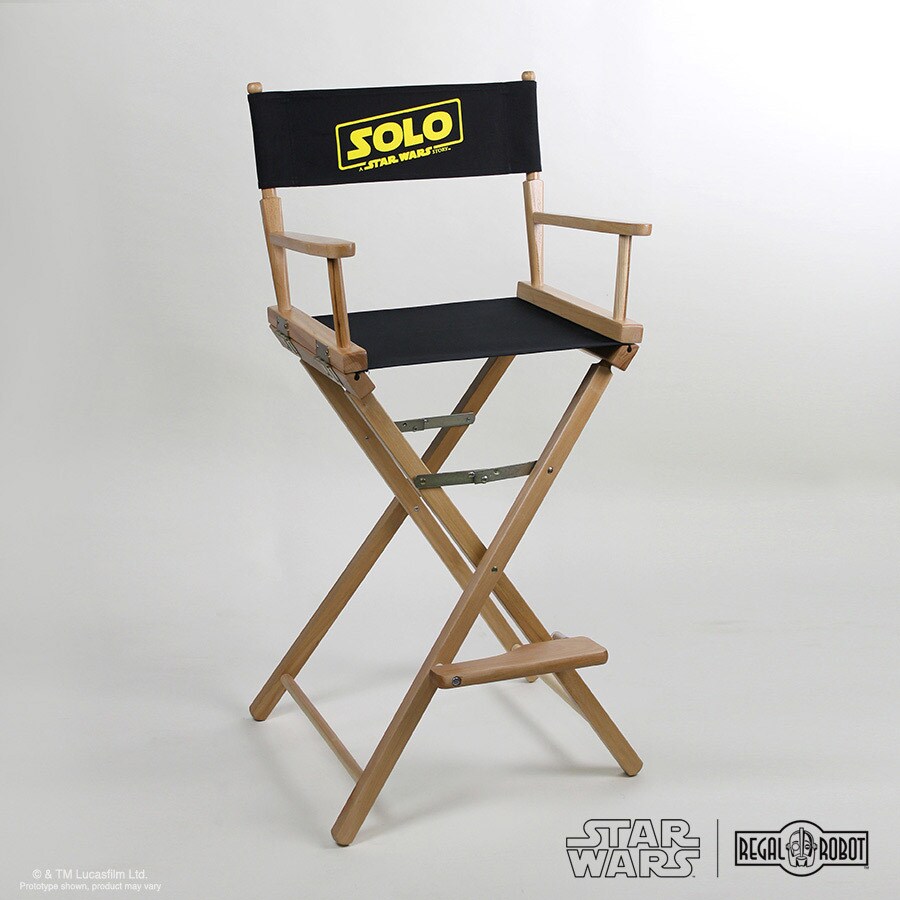 A Solo: A Star Wars Story director's chair.