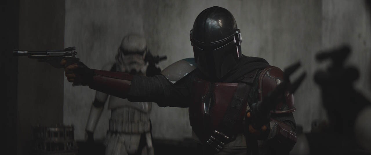 The Mandalorian and stormtroopers
