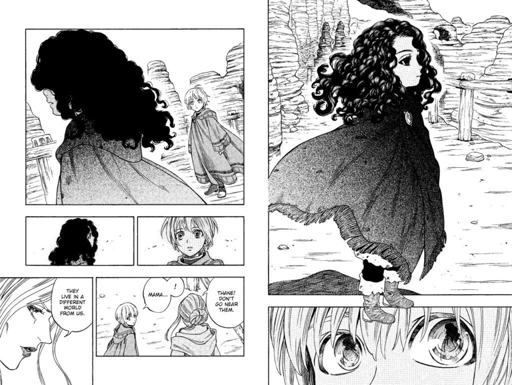 A mother warns her daughter in panels from the manga Lost Stars.
