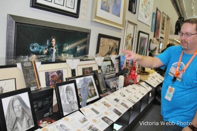 Rich Smolen gets ready for the live auction