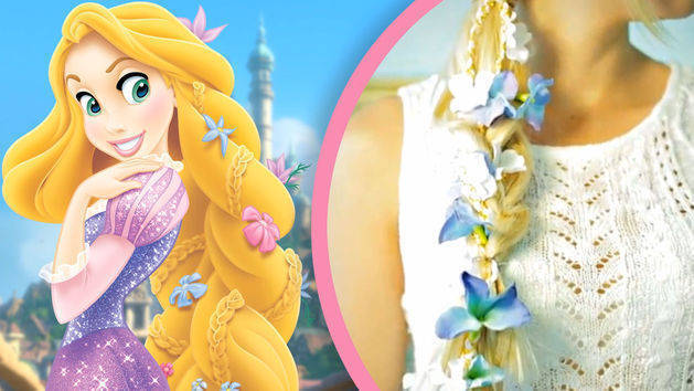 Rapunzel DIY Hair Ribbon - A Disney Exclusive from Evelina Barry