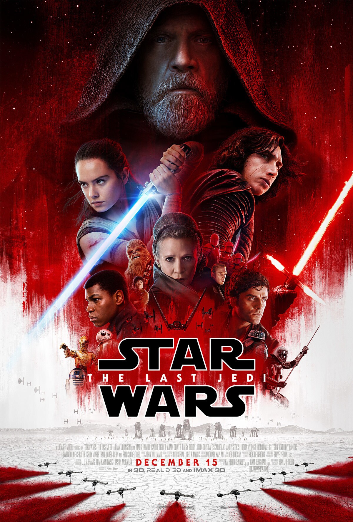 Somatische cel Plateau Moederland Star Wars: The Last Jedi Theatrical Poster Revealed | StarWars.com