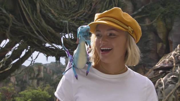 Olivia Holt at Disney's Animal Kingdom | Disney Video
