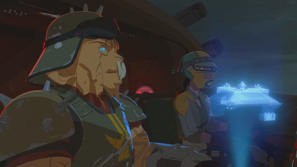 Kragan readies an attack in Star Wars Resistance.