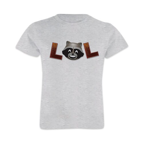 Rocket LOL Emoji Tee for Girls ? Customizable