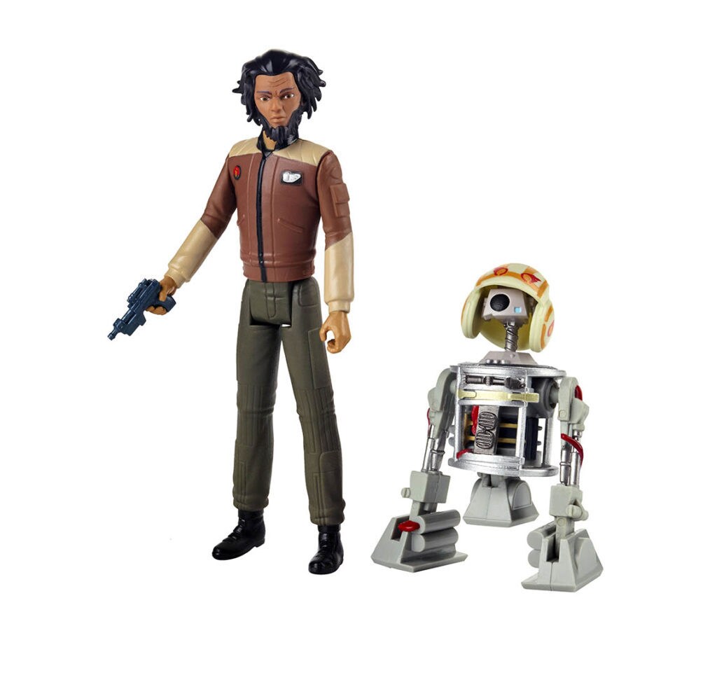 Yeager and Bucket from the Hasbro Star Wars Resistance line.