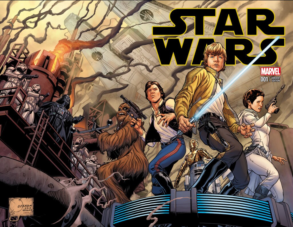 Star Wars #1 variant cover by Joe Quesada