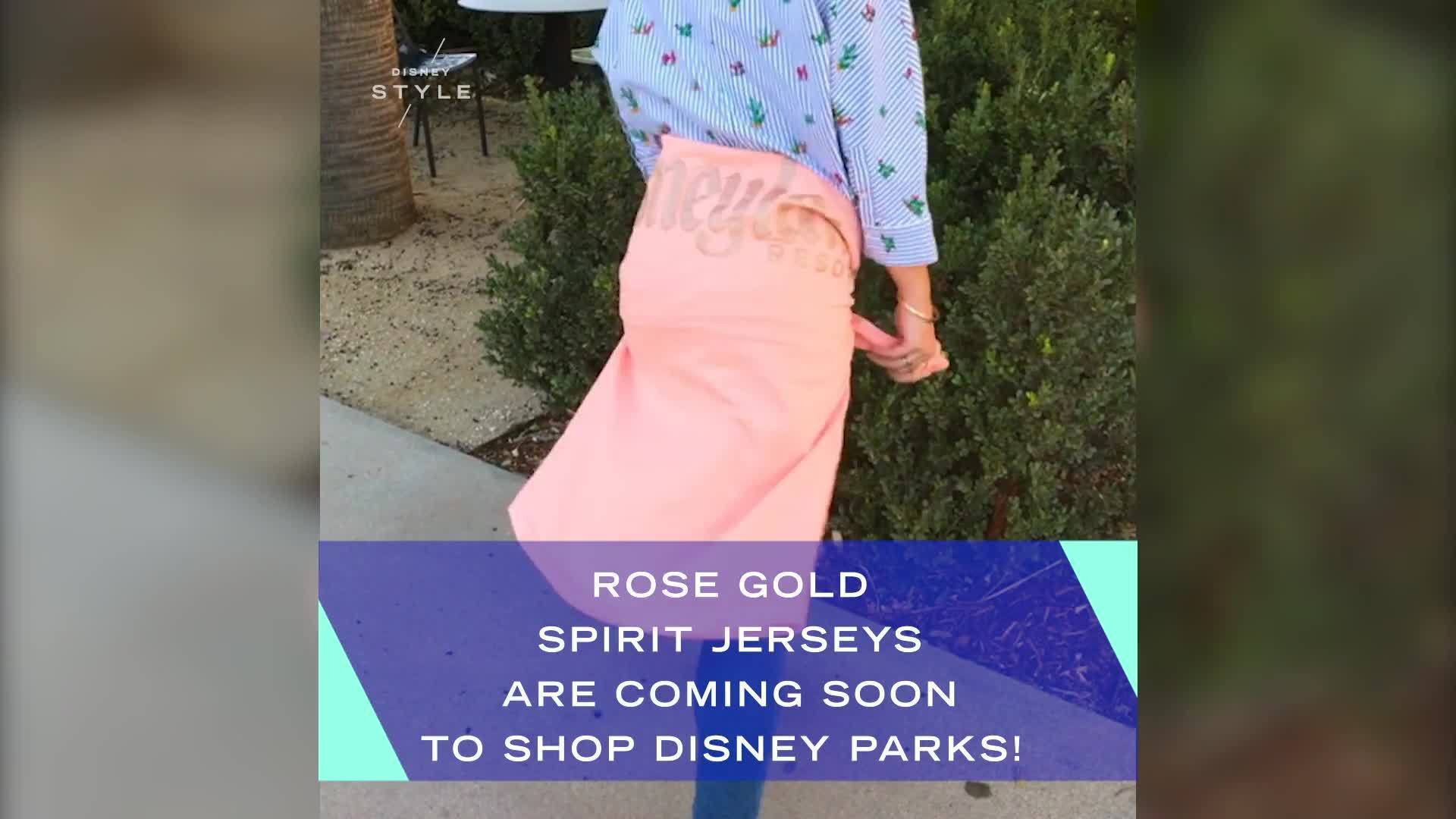 Rose Gold Spirit Jerseys Are Coming Soon to Disney Parks