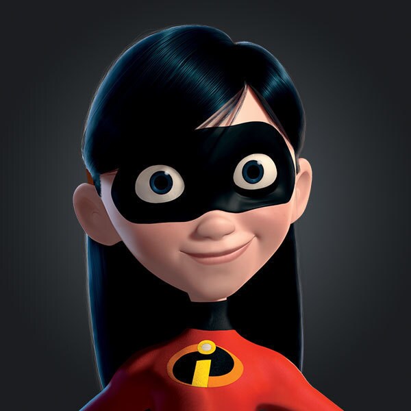 Violet Parr, voiced by Sarah Vowell, in The Incredibles and Incredibles 2