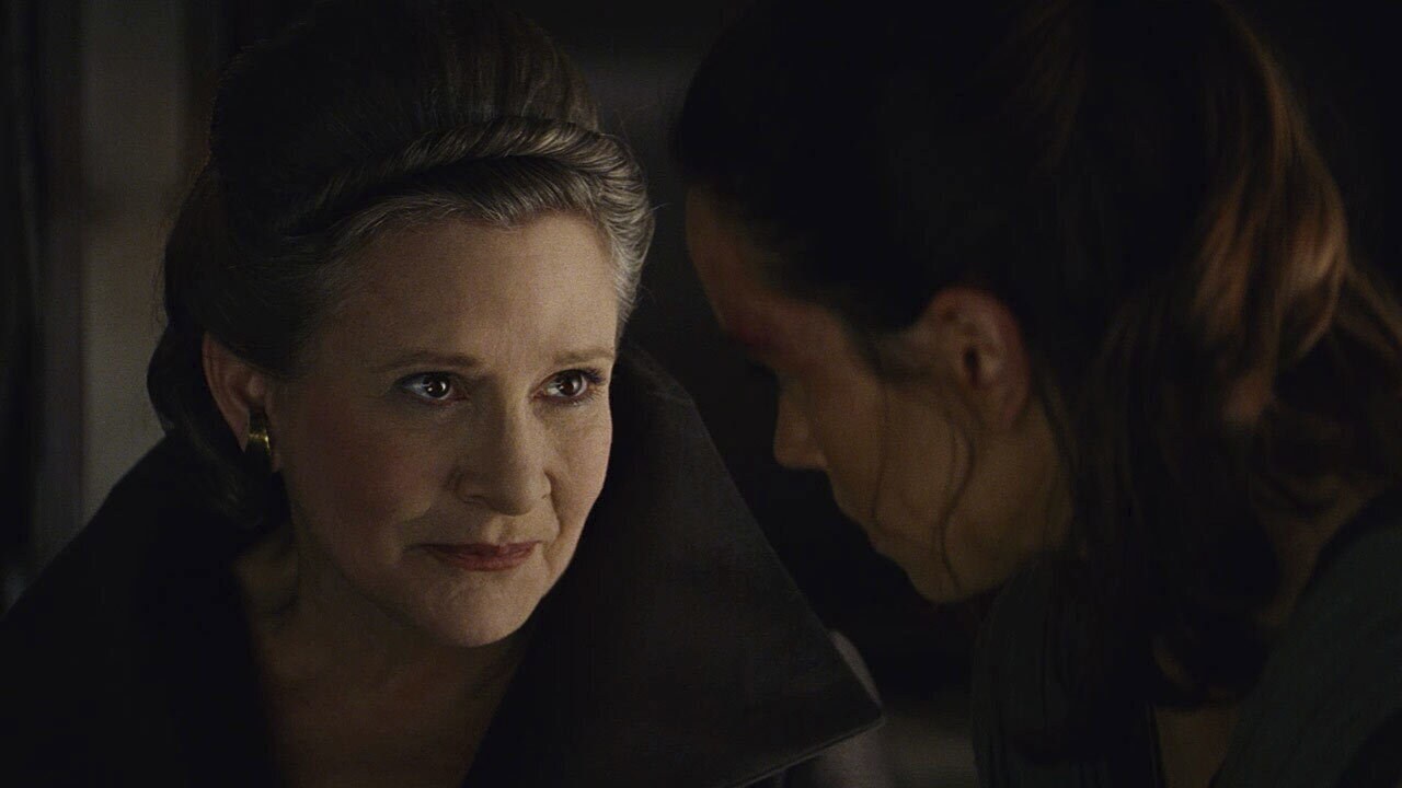 Leia in The Last Jedi