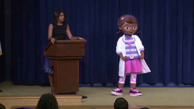 Veteran's Day with Doc McStuffins at the White House