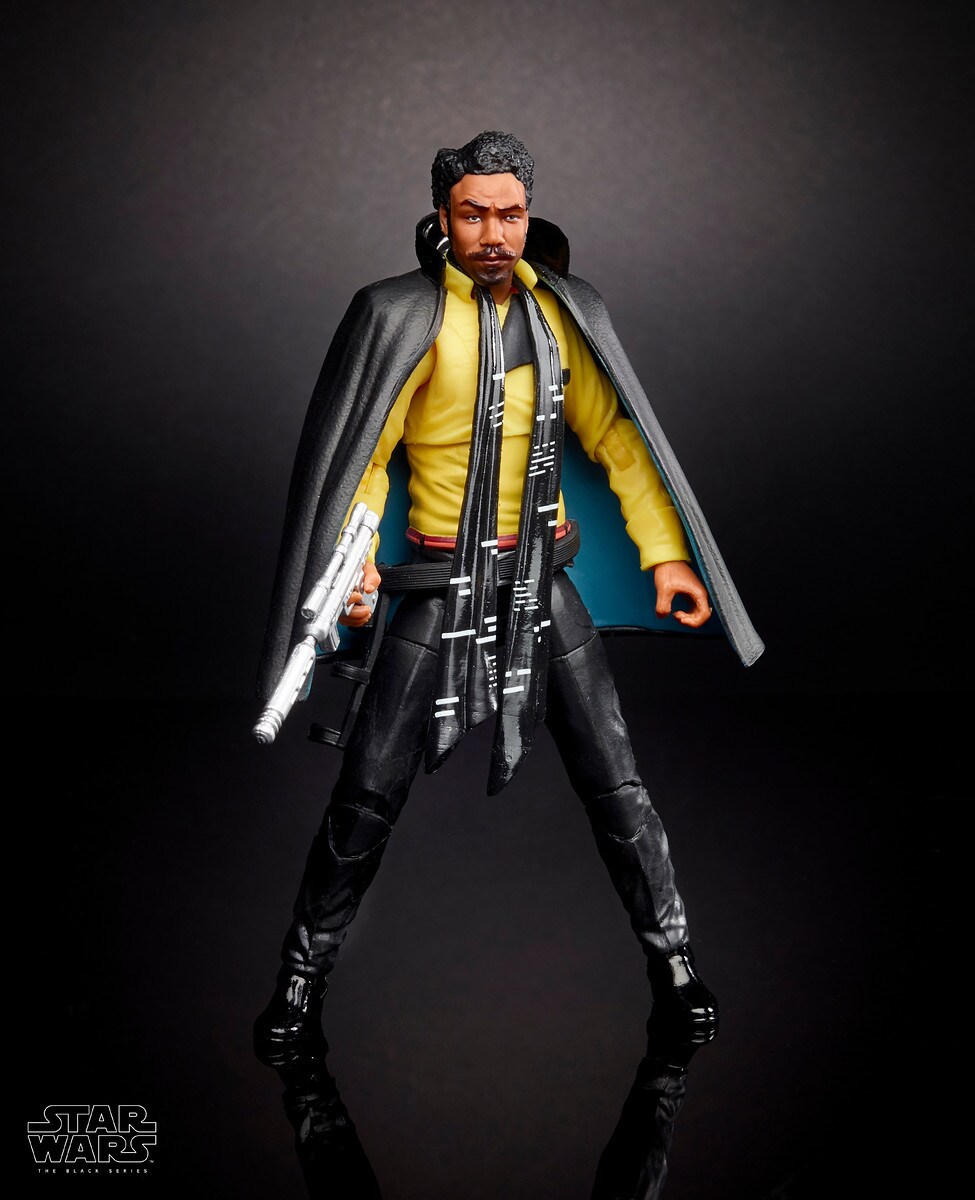 A Lando Calrissian action figure.