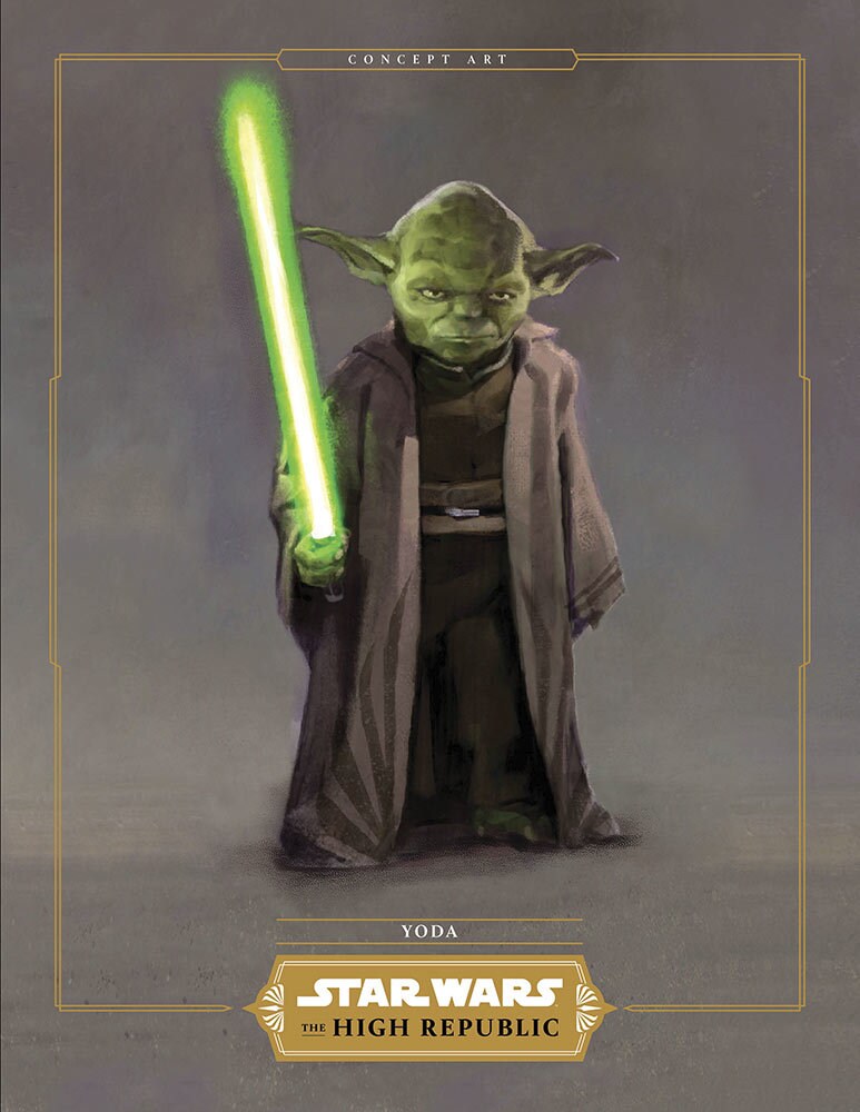 Star Wars: The High Republic Yoda mission attire concept art