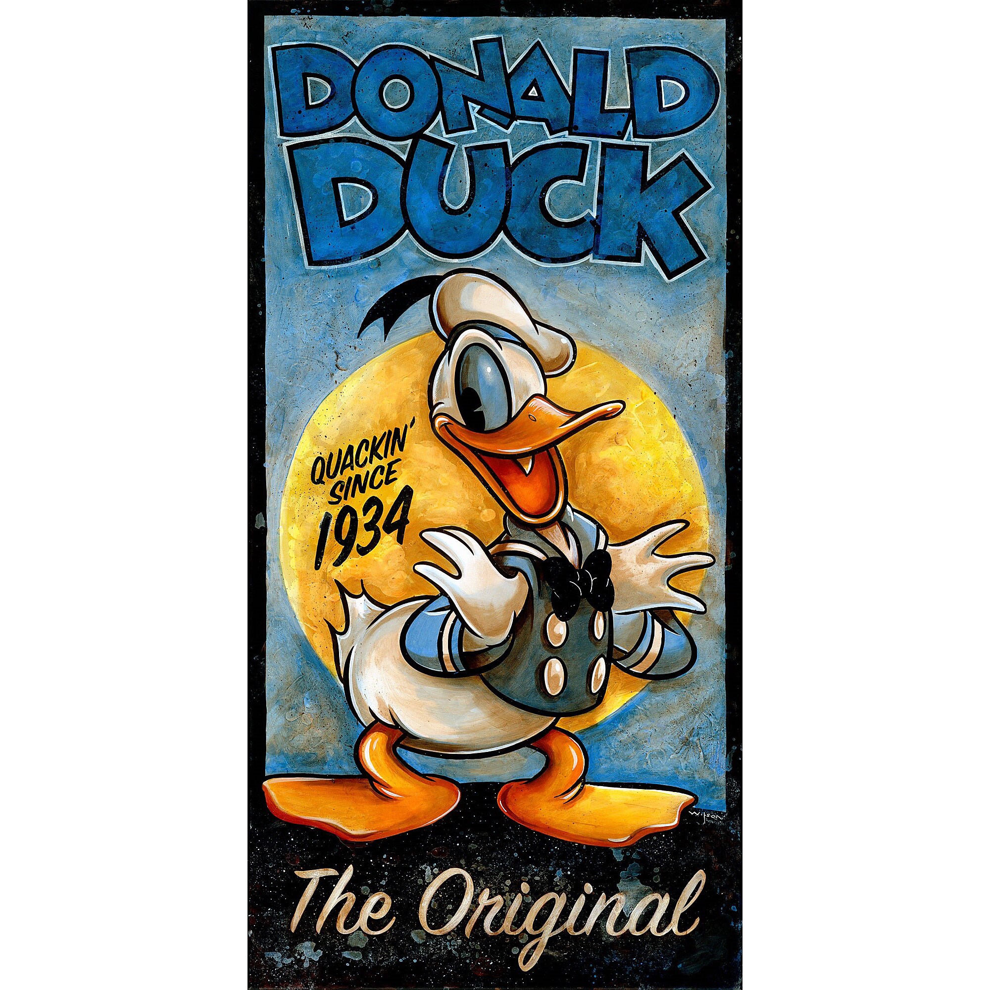 ''Donald Duck the Original'' Giclée by Darren Wilson