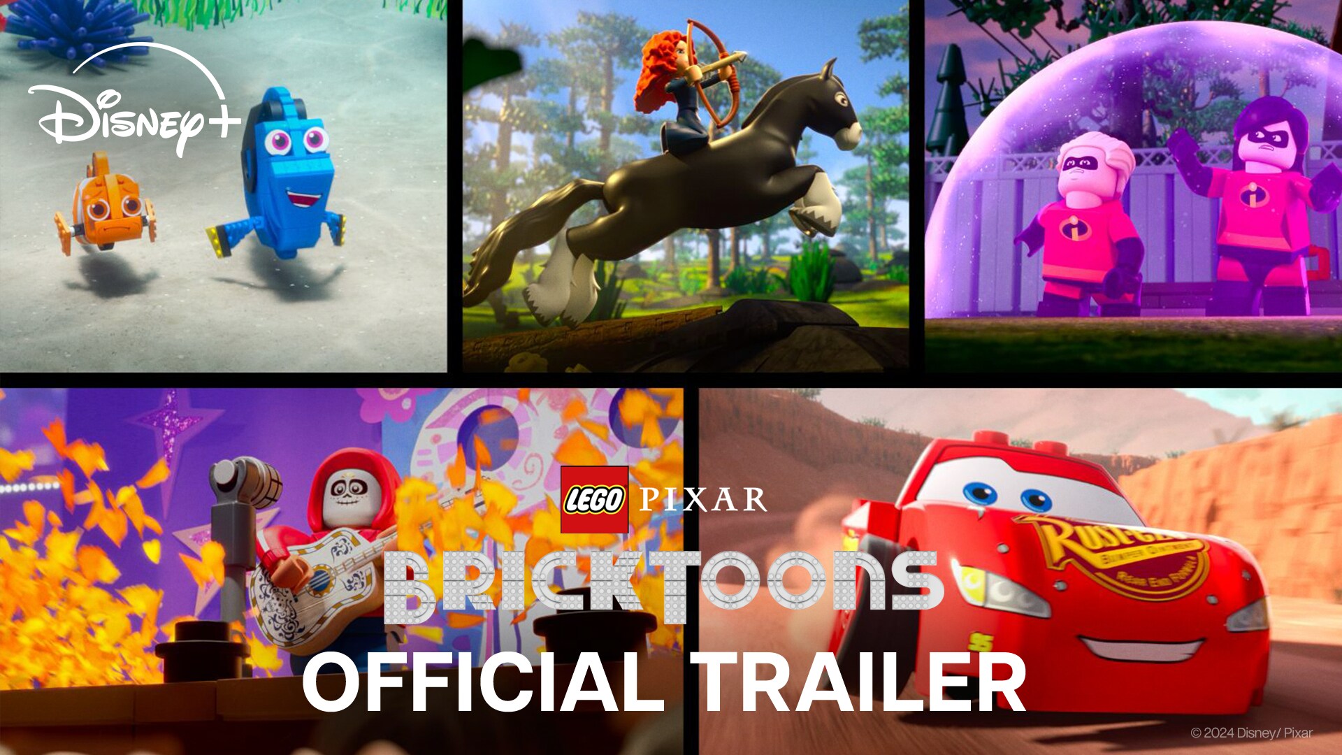 LEGO® Pixar: BrickToons | Official Trailer | Disney+