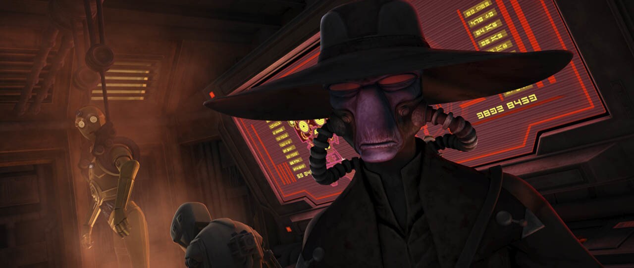 Cad Bane in The Clone Wars, “Evil Plans”