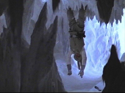 Luke Skywalker in cave