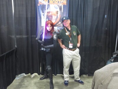 LaVorgna as Mara Jade with Dak at Awesome Con