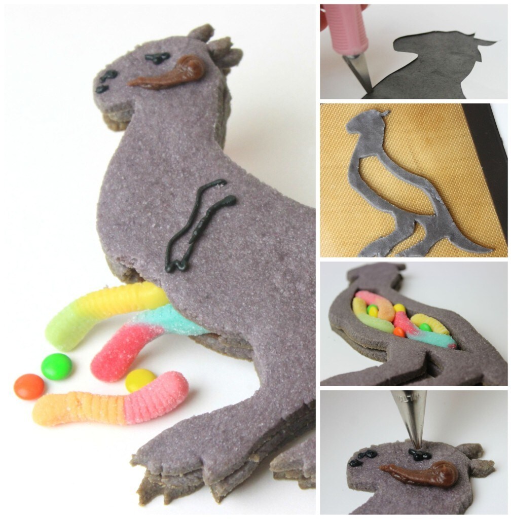 How to make a Tauntaun cookie - steps