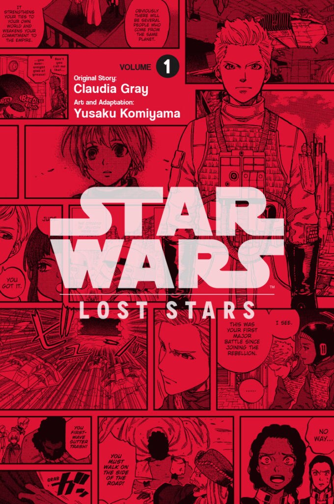 The cover of Lost Stars, a Star Wars manga.