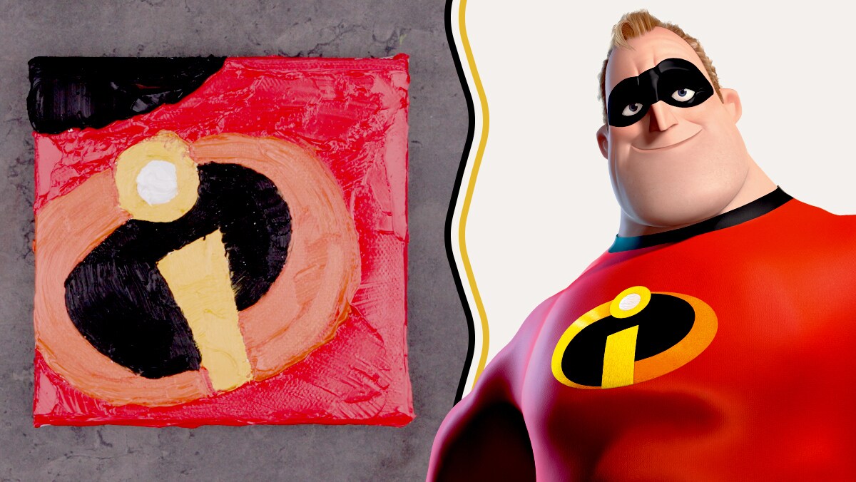 Oil Paint Art Inspired by The Incredibles | Disney Family