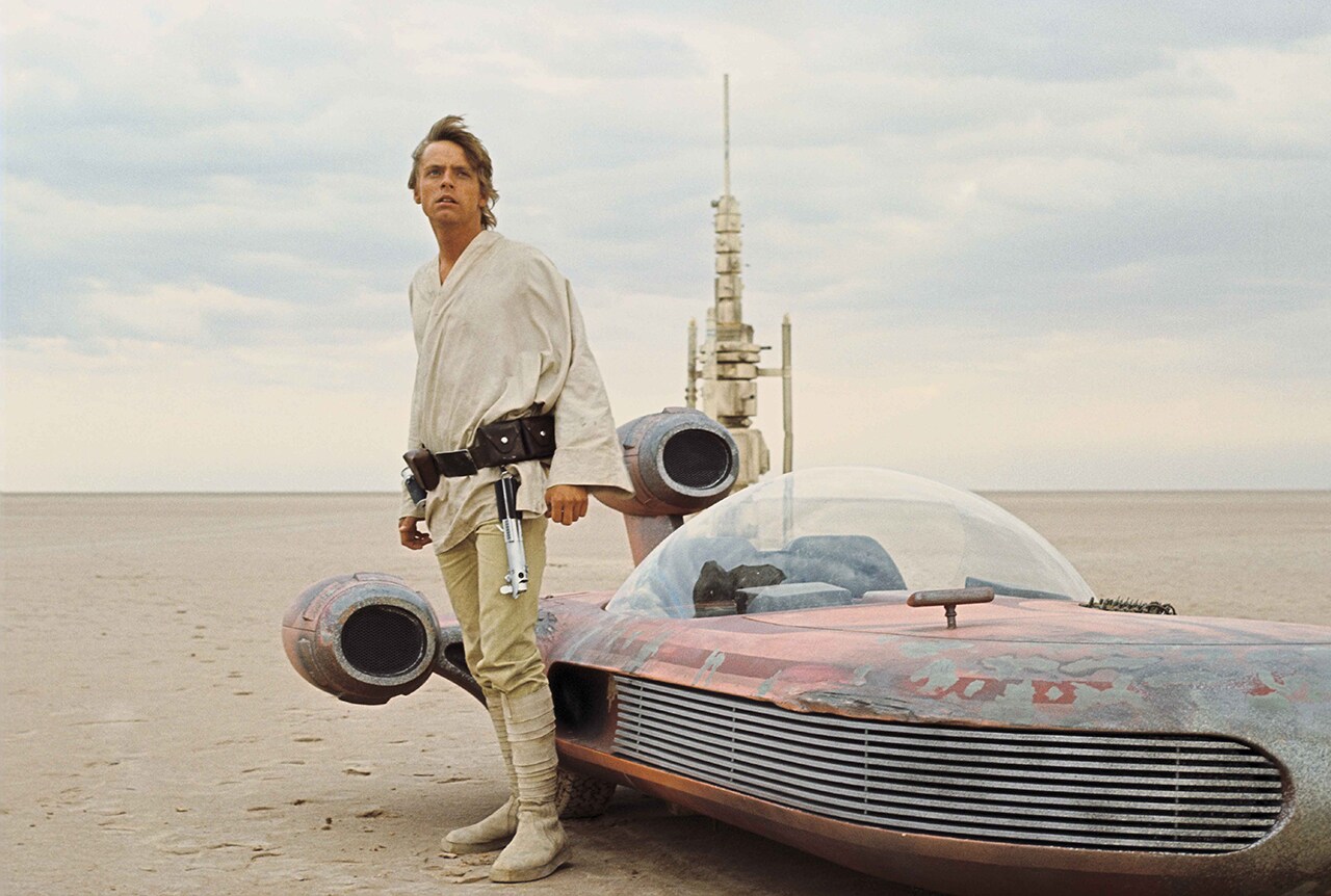 Luke Skywalker in Star Wars: A New Hope.