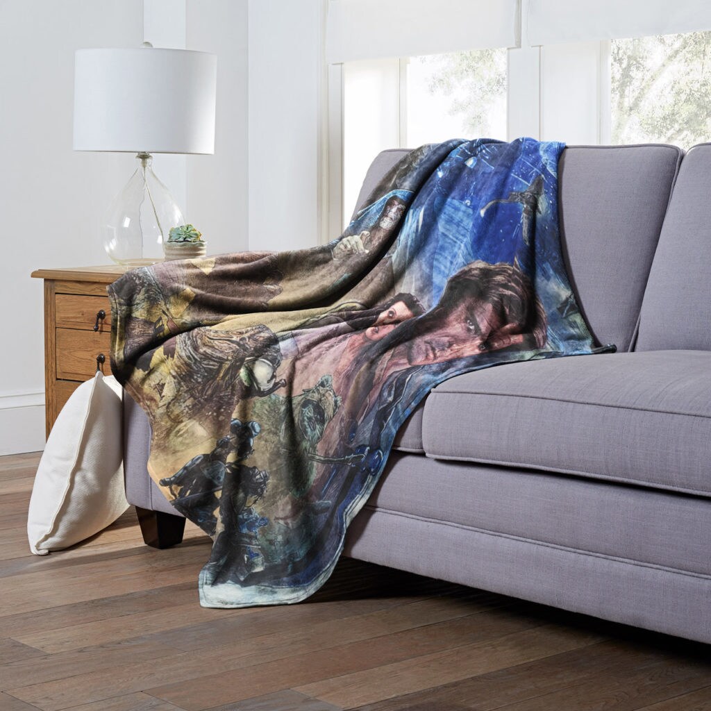 Northwest Star Wars Celebration Chicago blanket featuring art depicting Star Wars: Return of the Jedi.